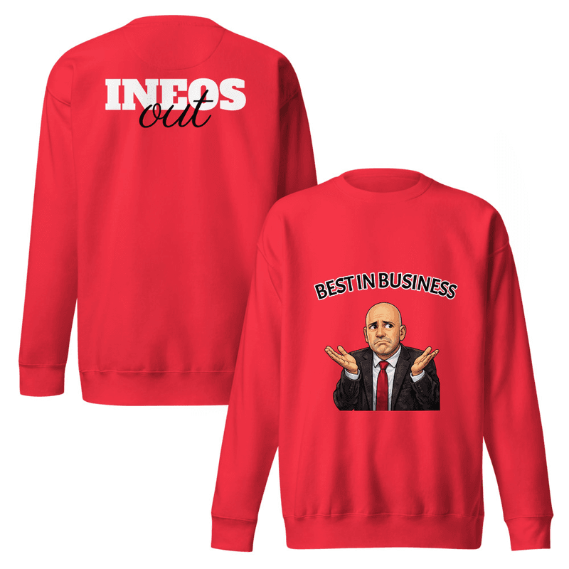 Best in Business Sweater Red