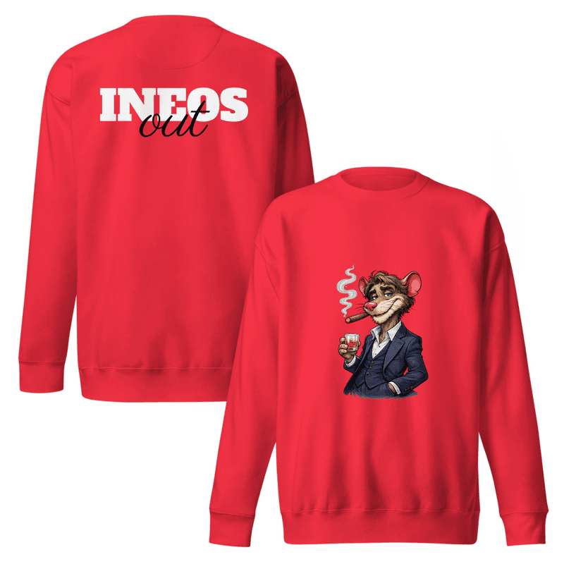Sir Rat Red Sweater